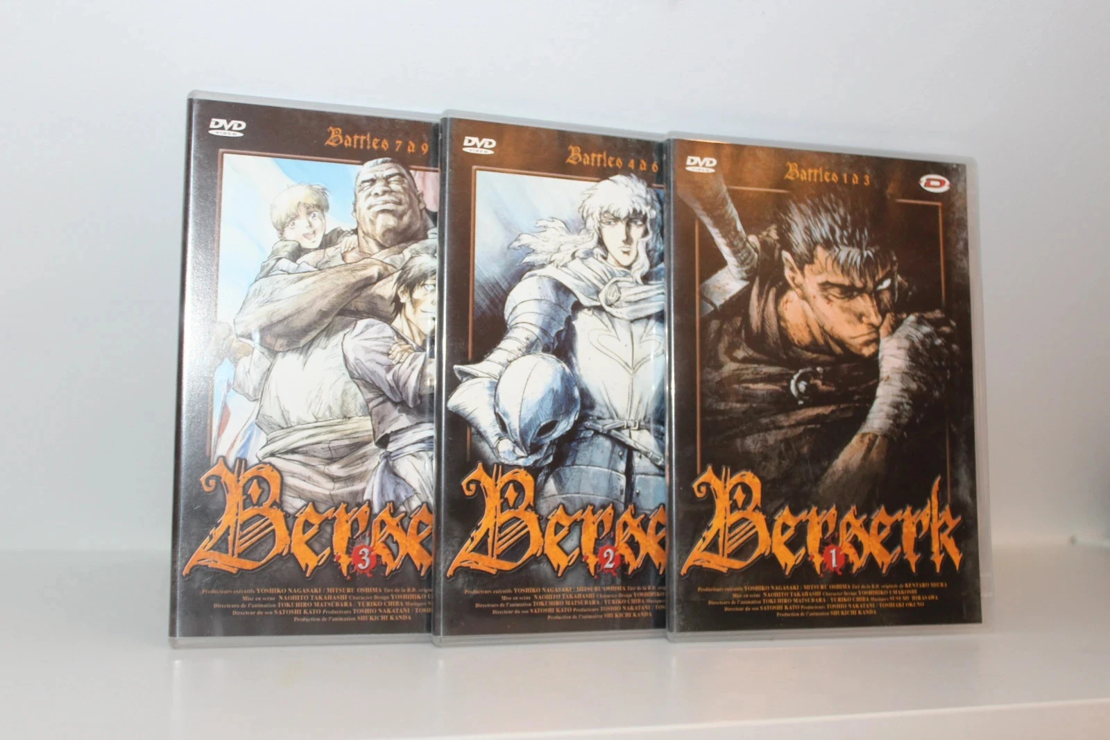 DVD x3 Berserk 1 – photo 3